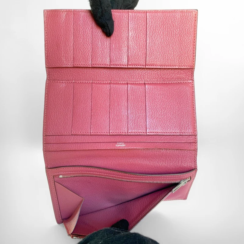 Hermès Bearn Geldbörse Epsom Leder