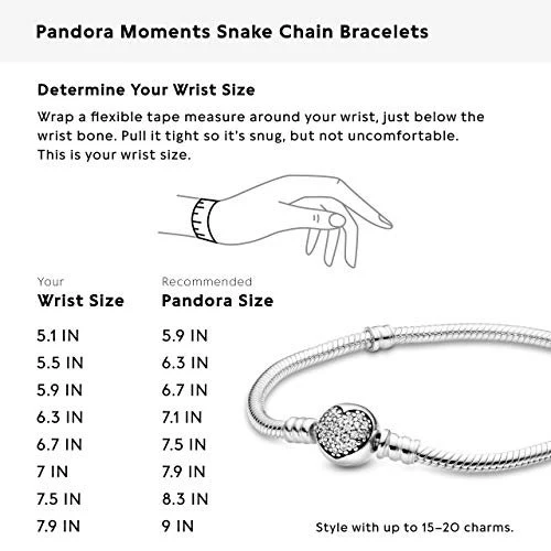 PANDORA Silver Bracelet with Clear Cubic Zirkonia 590743CZ-19 Marke: