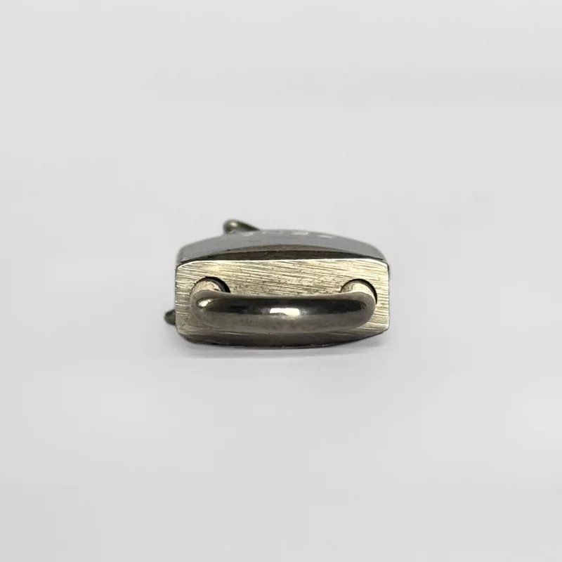 Fendi Schloss mit Schlüssel Silber Metall