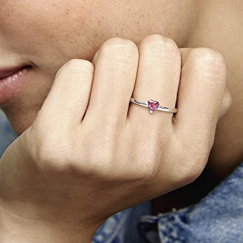 PANDORA Damen-Ringe 925 Sterlingsilber mit '- Ringgröße 52 (16.6) 196574CZRMX-52