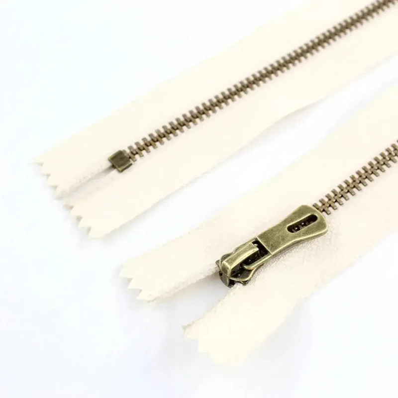 Reißverschluss 20 cm (3 mm) | Antik-Bronze 6 Farben