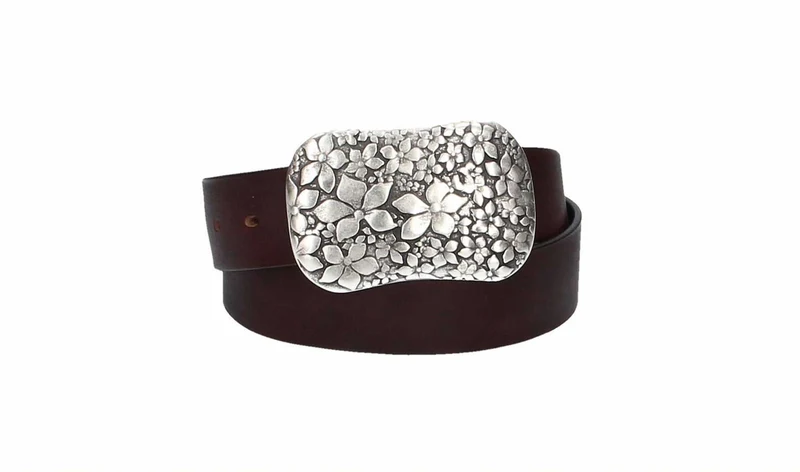 Leder Bazlen Gürtel bordeaux