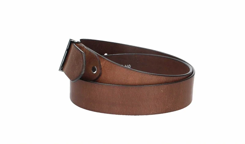 Leder Bazlen Gürtel hellbraun