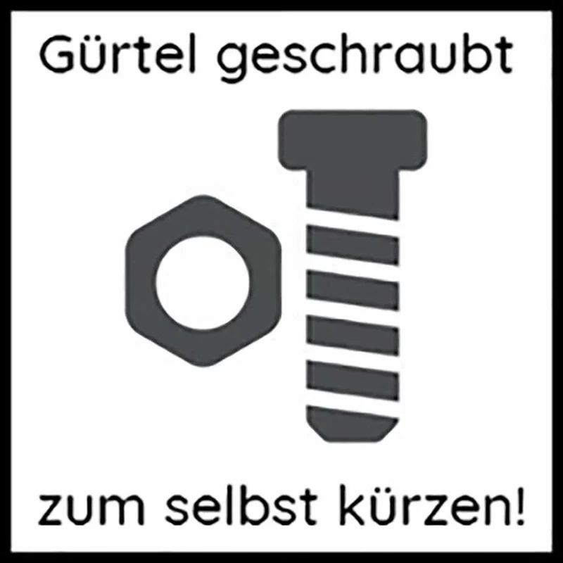 Leder Bazlen Gürtel braun