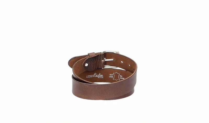 Leder Bazlen Gürtel braun