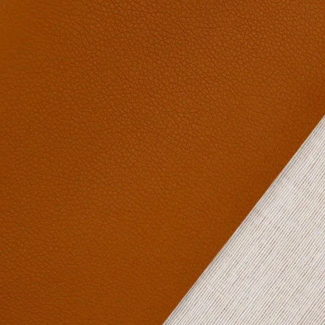 PVC Kunstleder Phoenix in Camel | 30x140 cm Rest Stück