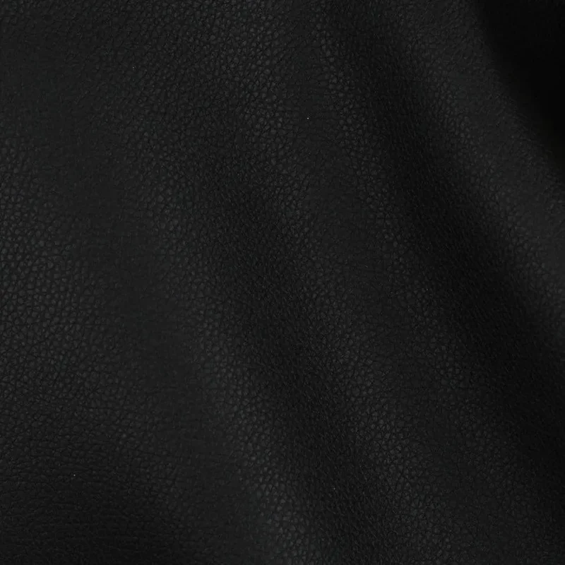 PVC Kunstleder Phoenix in Schwarz | 30x140 cm Rest Stück