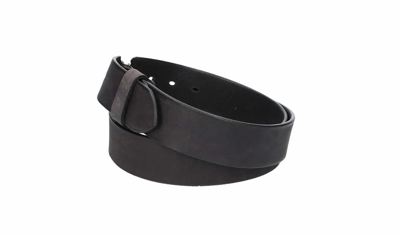 Leder Bazlen Gürtel schwarz