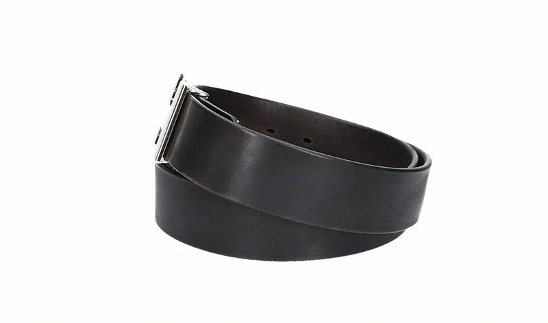Leder Bazlen Gürtel schwarz