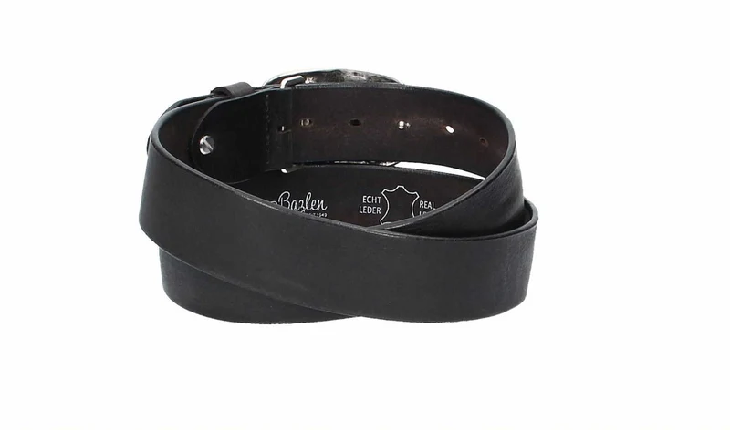 Leder Bazlen Gürtel schwarz