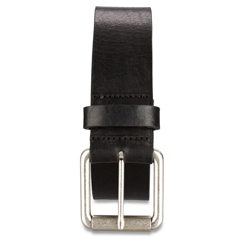 Vintage Herrenledergürtel „David“ in Schwarz – 4 cm, nachhaltig pflanzlich gegerbtes Rindleder