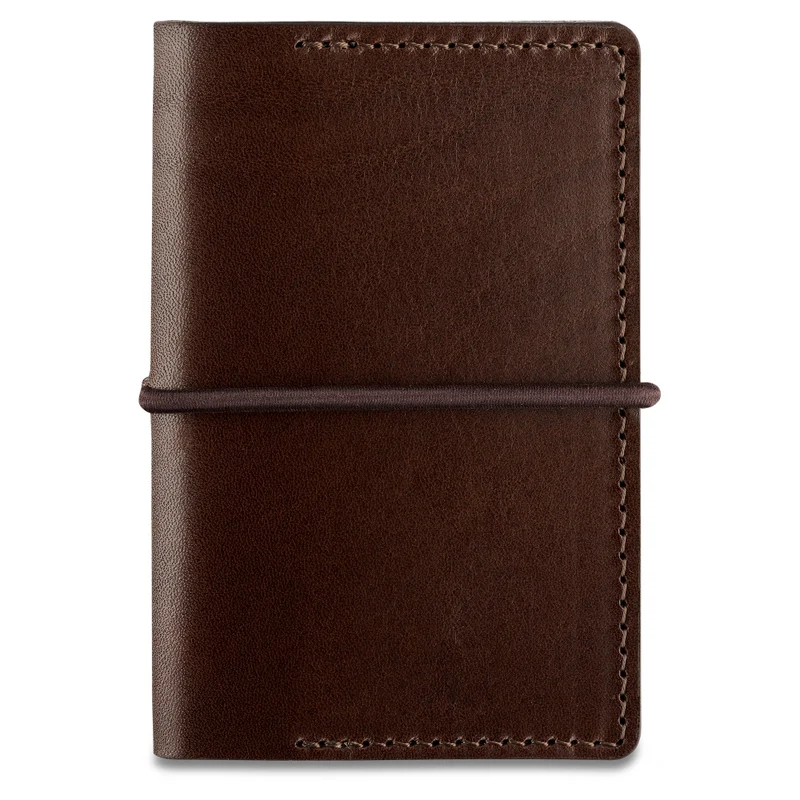 Kreditkarten-Etui „MAX“ aus Rindleder in Braun