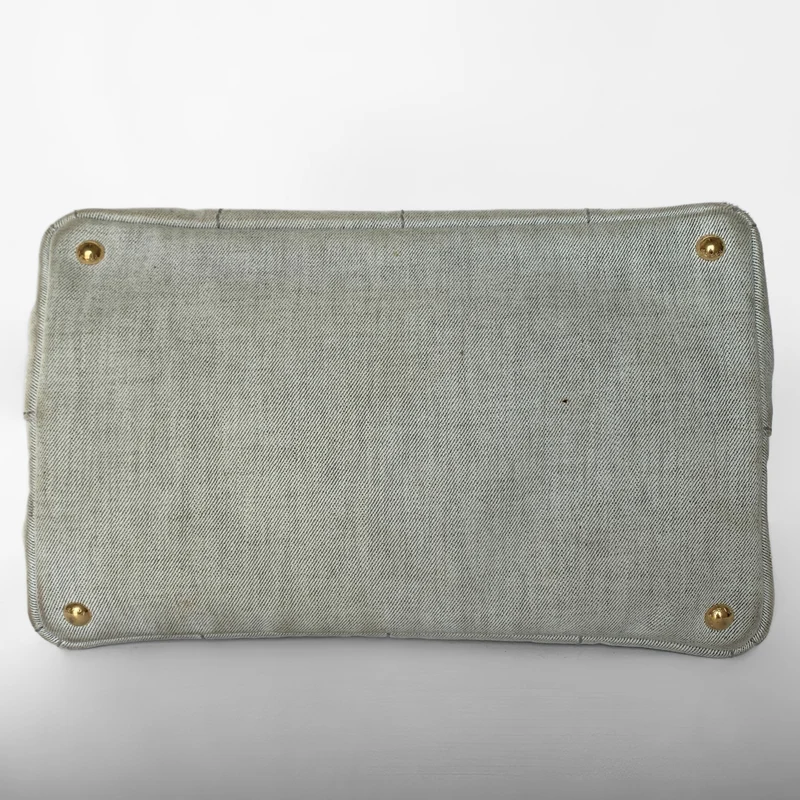 Prada Canapa Tote Large Denim