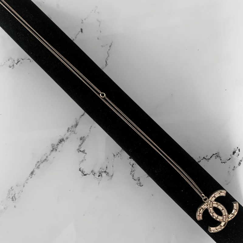 Chanel Halskette Metall