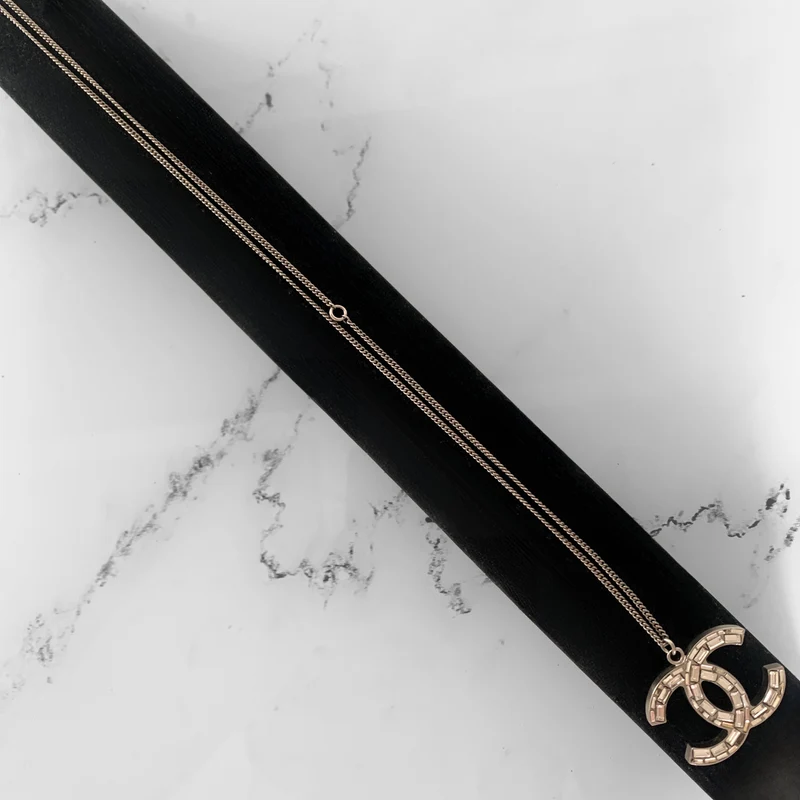Chanel Halskette Metall