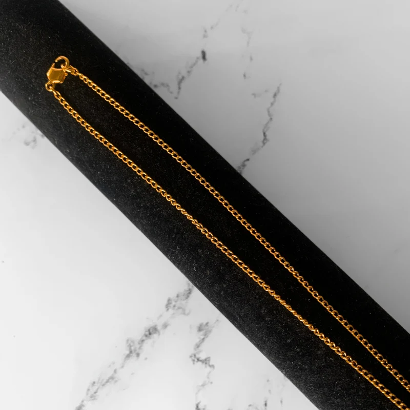 Chanel CC Herz Halskette vergoldet