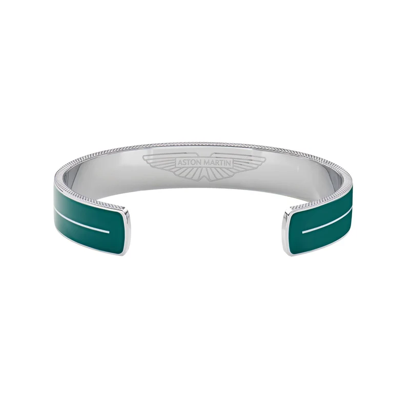 Aston Martin Armband Herren AML ICON Edelstahl Emaille Grün MJITF5BM1 n Armband AML ICONMJITF5BM1