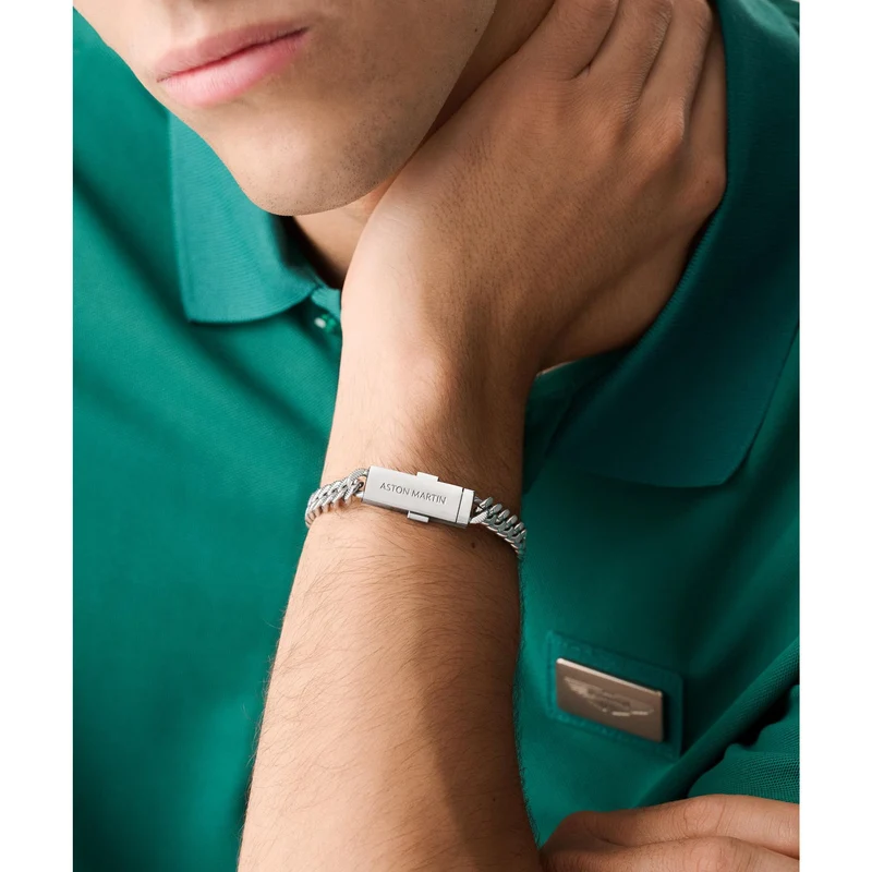 Aston Martin Armband Herren AML ICON Edelstahl Silber MJIUF5BM2