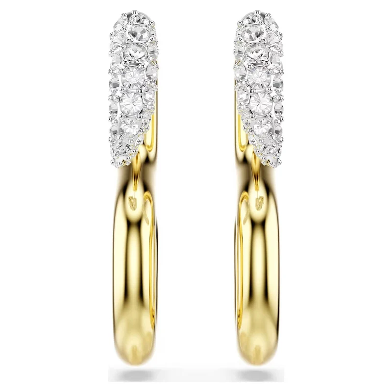 Swarovski Ohrringe Damen Dextera Rundschliff Weiß Metallmix 5741796