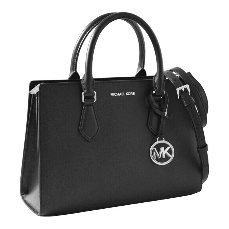 Michael Kors Damen Handtasche Sheila Medium Satchel Black 35S3S6HS2L