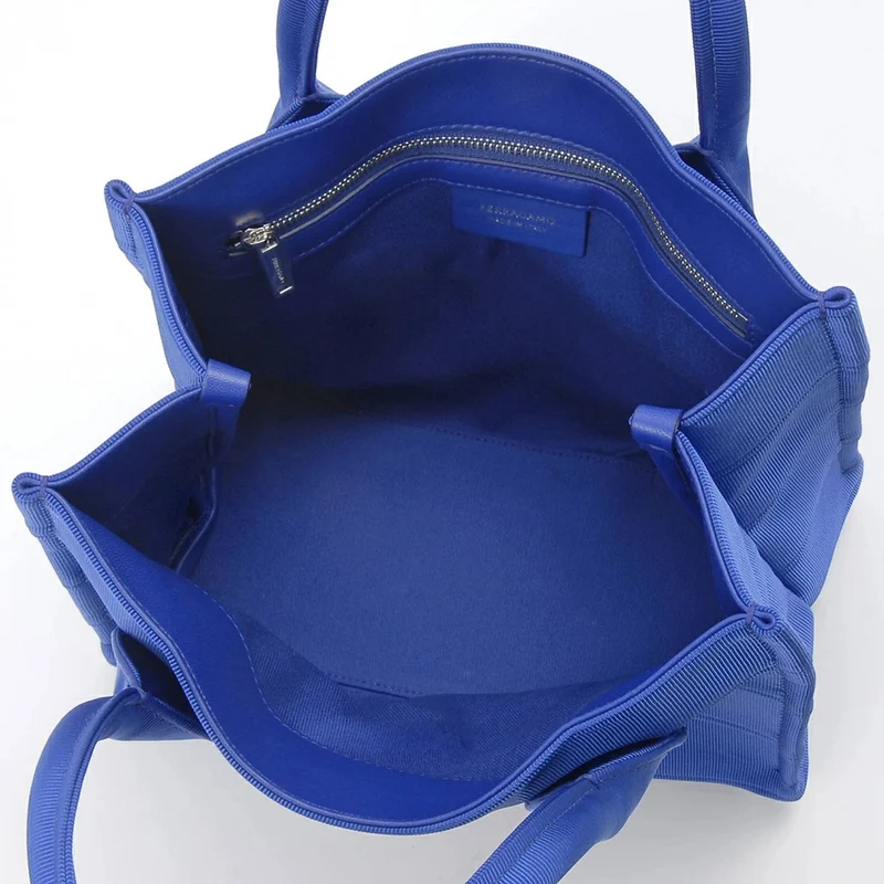 Salvatore Ferragamo Handtasche Damen Beachwear Gros Tote Lapis Blau 214988 765807