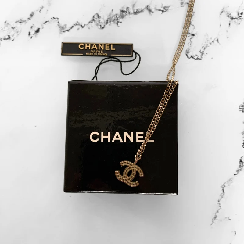 Chanel CC-Halskette vergoldet