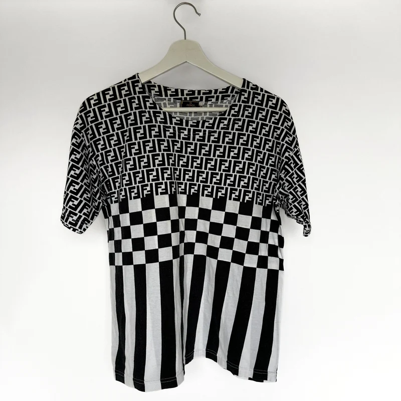 Fendi Logo-T-Shirt aus Baumwolle