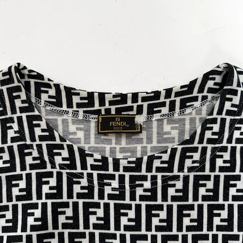 Fendi Logo-T-Shirt aus Baumwolle