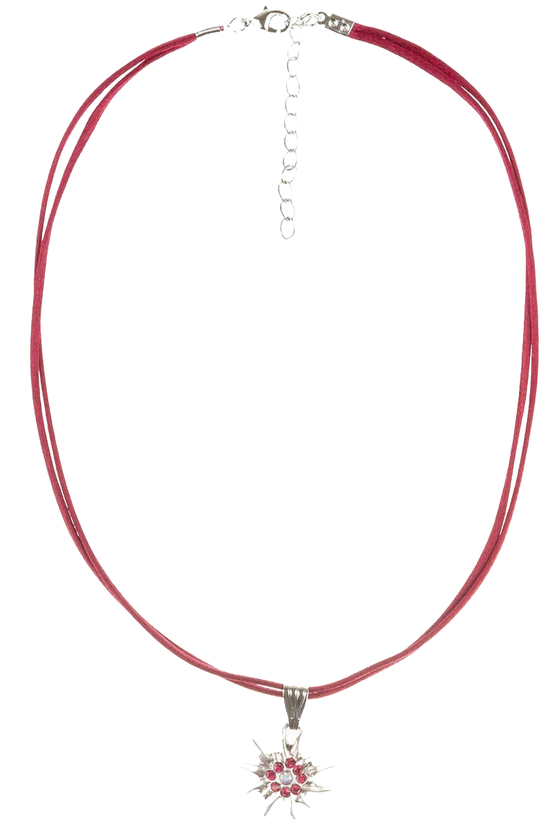 Trachten Halskette Edelweiß klein