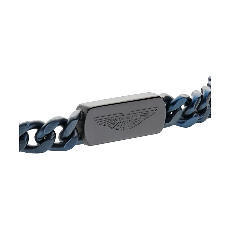 ASTON MARTIN Armband Herren AML ICON Edelstahl Blau/Schwarz MJIUF5BM6