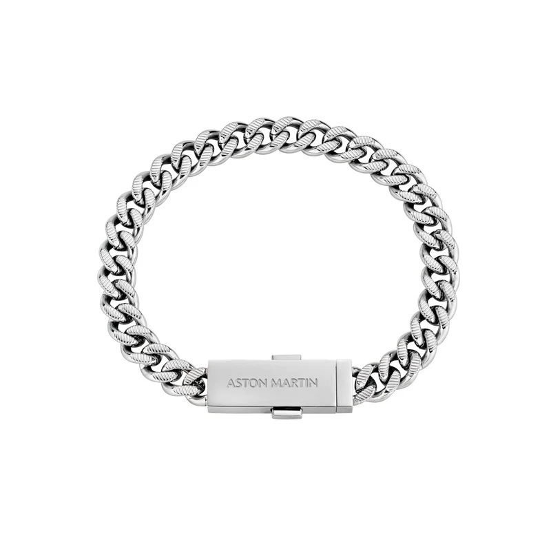 Aston Martin Armband Herren AML ICON Edelstahl Silber MJIUF5BL2