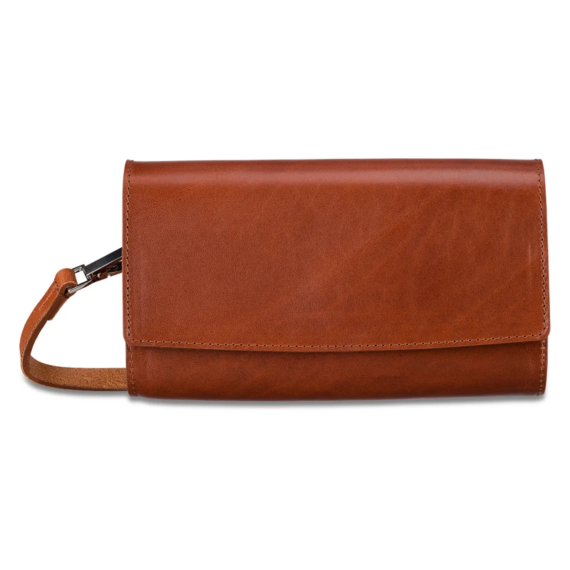Damen Handtasche „Isabel" in Cognac – Eleganz aus hochwertigem Rindleder, 100% Made in Germany