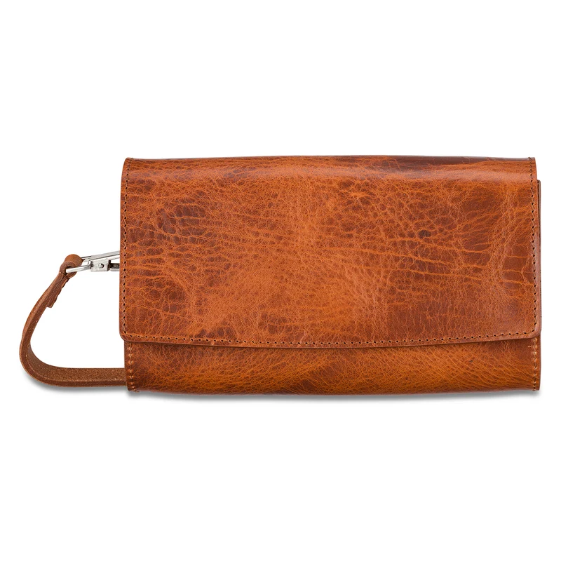 Damen Handtasche „Isabel" in Gipsy Cognac – Eleganz aus hochwertigem Rindleder, 100% Made in Germany