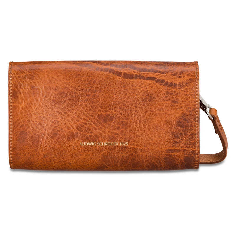 Damen Handtasche „Isabel" in Gipsy Cognac – Eleganz aus hochwertigem Rindleder, 100% Made in Germany
