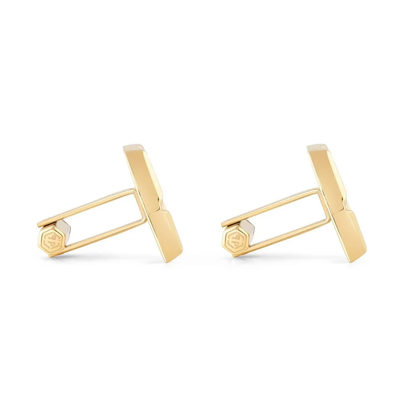 Philipp Plein Manschettenknöpfe Plein Icon Goldfarben PJ9AA11CU