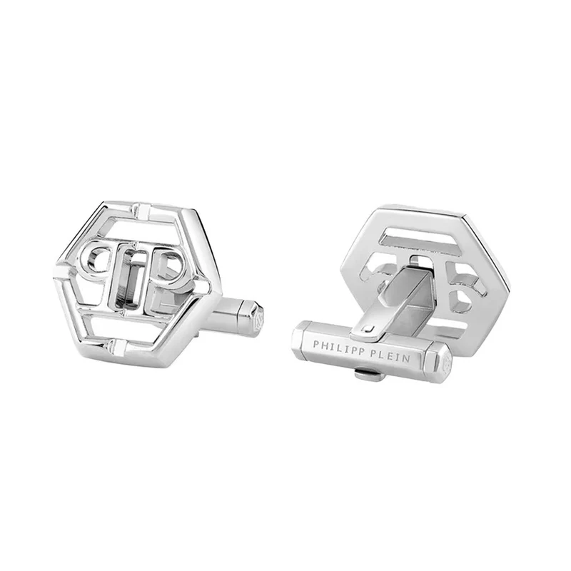 Philipp Plein Manschettenknöpfe Plein Icon Silberfarben PJ9AA10CU