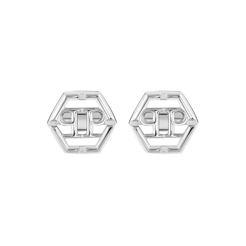 Philipp Plein Manschettenknöpfe Plein Icon Silberfarben PJ9AA10CU
