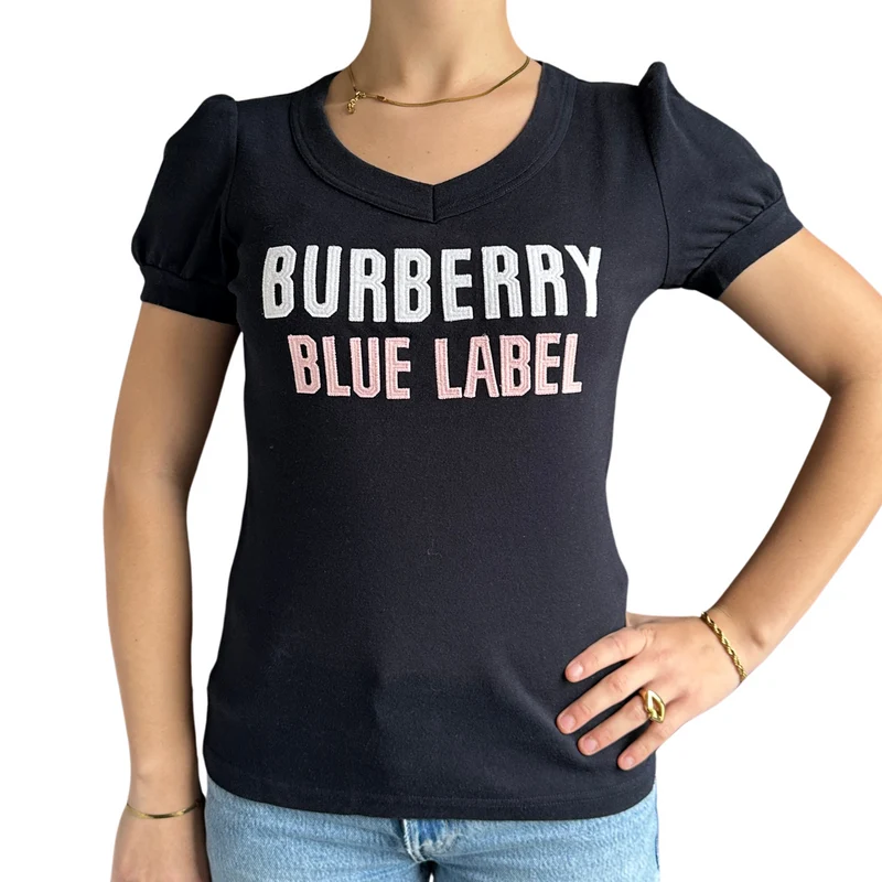 Burberry Logo-T-Shirt aus Baumwolle