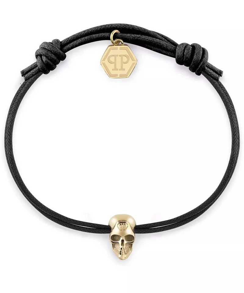 Philipp Plein Armband Unisex Friendship Schwarz/Gold PJYEA10BU