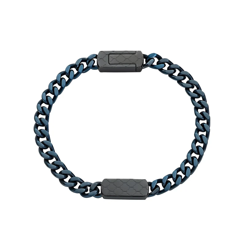ASTON MARTIN Armband Herren AML ICON Edelstahl Blau MJIUF5BL6