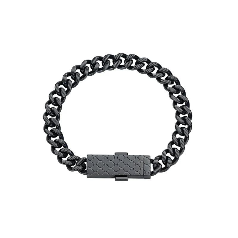Aston Martin Armband Herren AML ICON Edelstahl Schwarz MJIUF5BM3