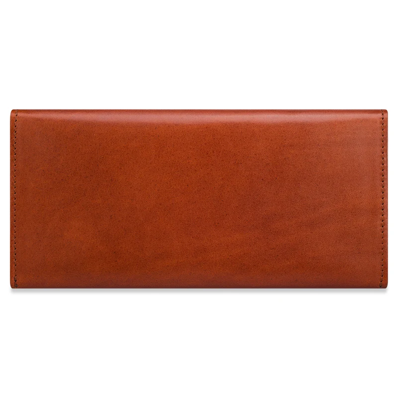 Edle Damen Geldbörse „Elisa" Cognac aus pflanzlich gegerbtem Leder – 100% Made in Germany
