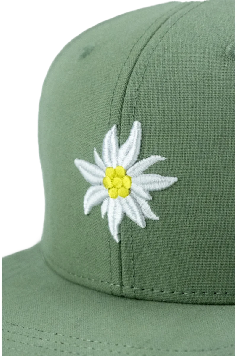 Cap 'Edelweiß Leinen' flat