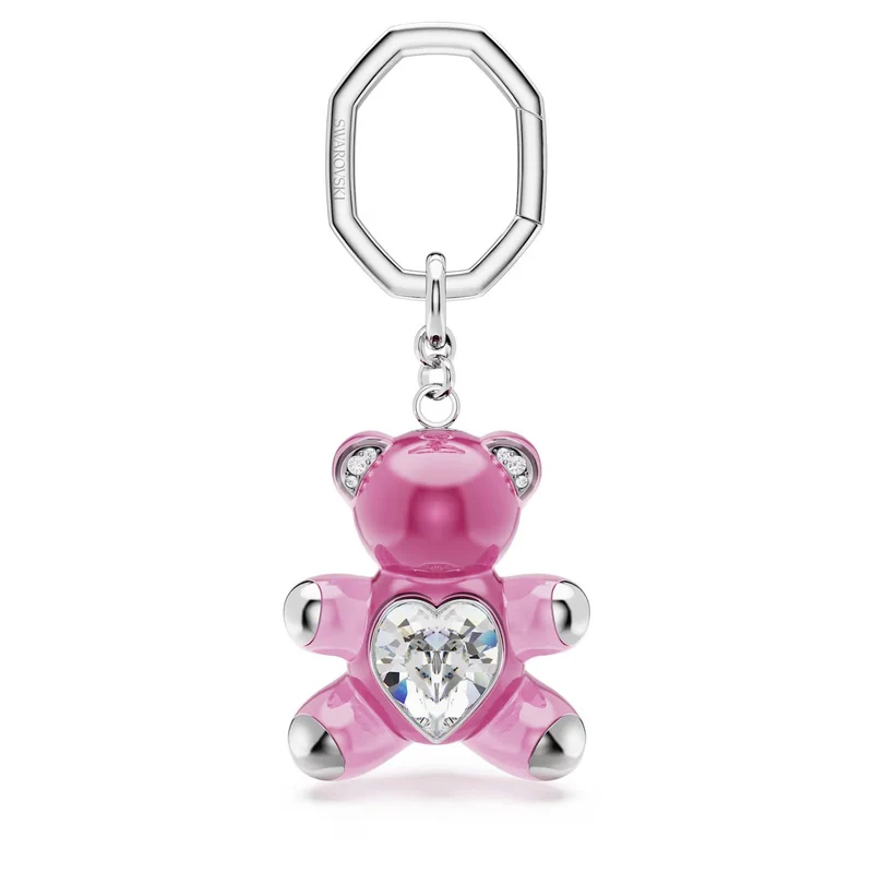 Swarovski Teddy Schlüsselanhänger rosa 5735365