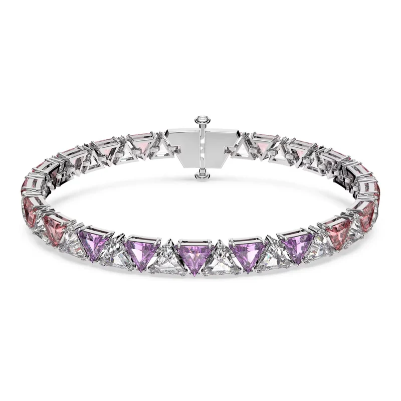 Swarovski Damen Tennis Armband Trilliant-Schliff Rosa MATRIX 5614928
