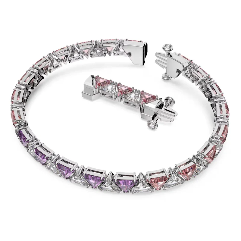 Swarovski Damen Tennis Armband Trilliant-Schliff Rosa MATRIX 5614928