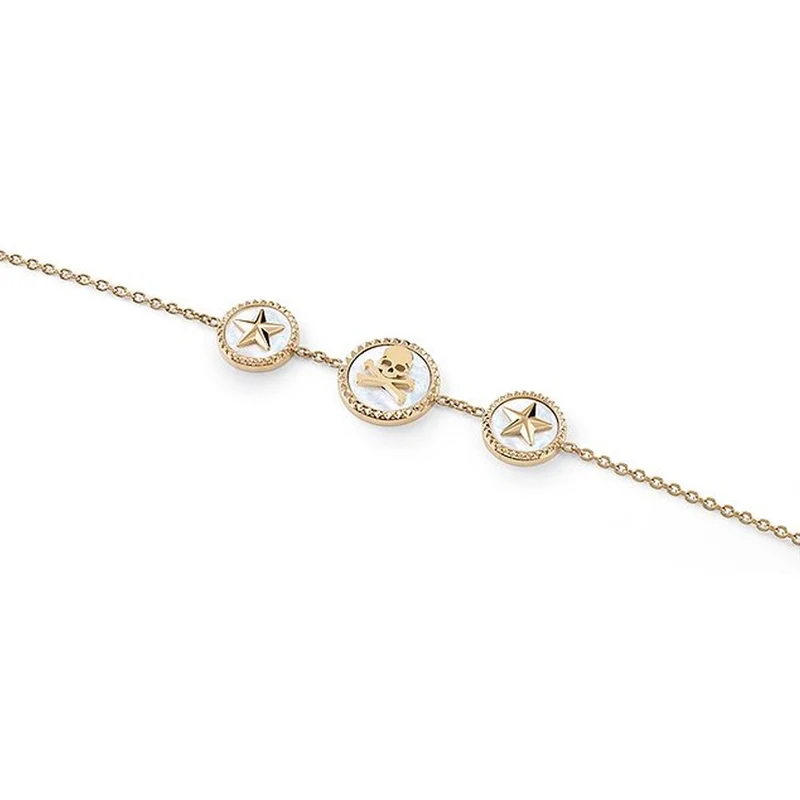 Philipp Plein Damen Armband PLEIN MINI LOGO Goldfarben PJ2EA09BU