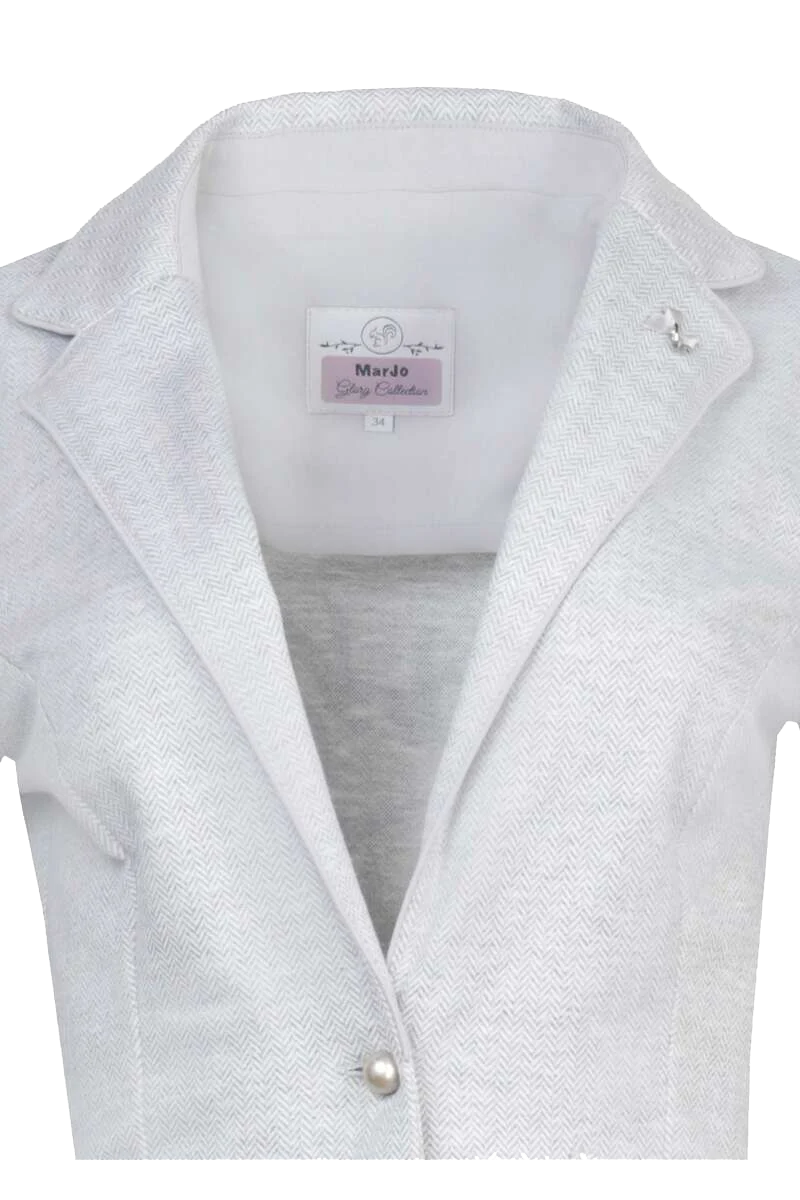 Trachtensweatblazer mit Fischgrätenmuster