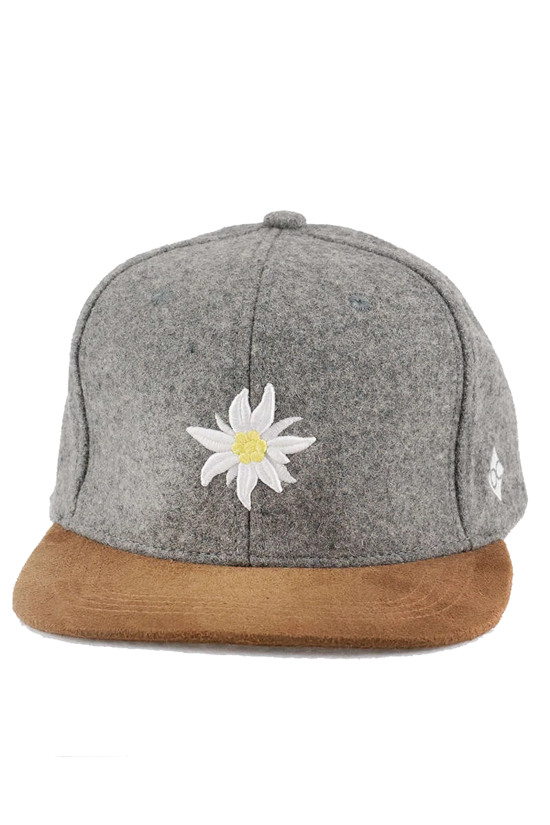 Snapback Cap 'Edelweiß Wildleder'