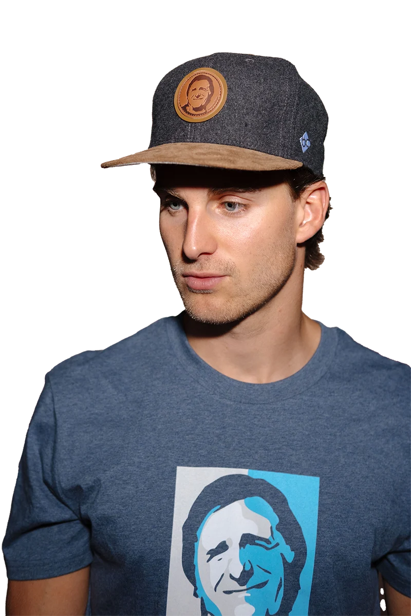 Unisex Cap aus Wollmix mit Monaco Franze-Design